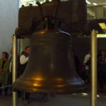 The uncracked side of the Liberty Bell, Independence National Historic Park, Pennsylvania