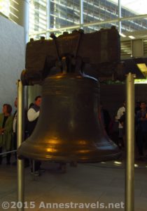 The uncracked side of the Liberty Bell, Independence National Historic Park, Pennsylvania