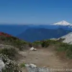 Views toward Mount Baker from North Cascades National Park, Washington