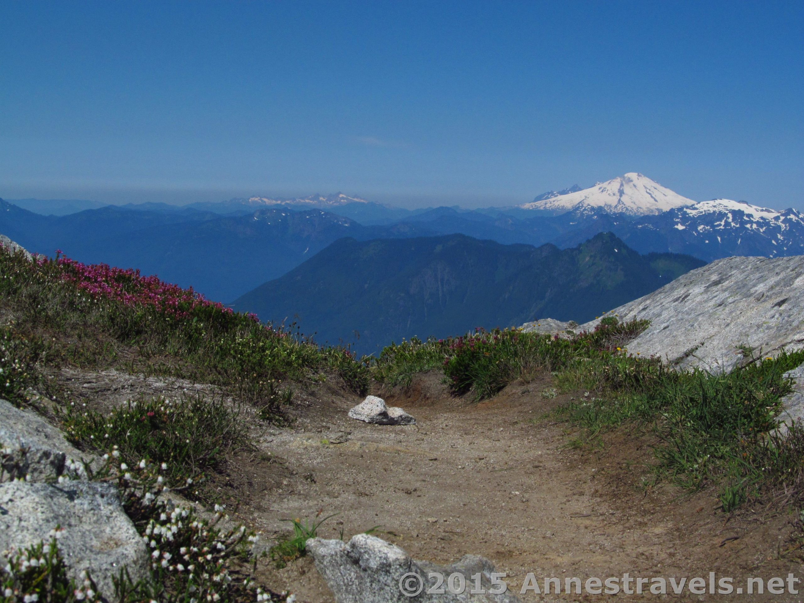 Views toward Mount Baker from North Cascades National Park, Washington