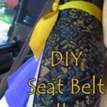 How to make your own seat belt pillow for sleeping while traveling by car