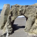 Looking down on Floras Lake Beach Arch, Oregon