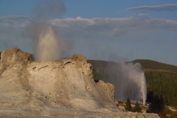 An Evening at the Upper Geyser Basin