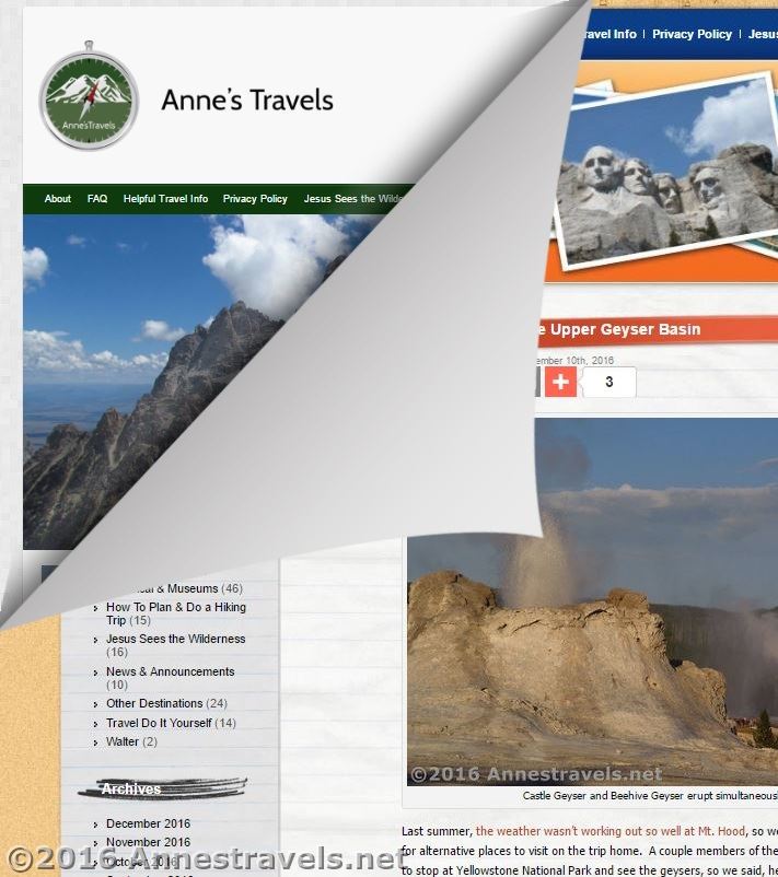 Anne's Travels' New Theme