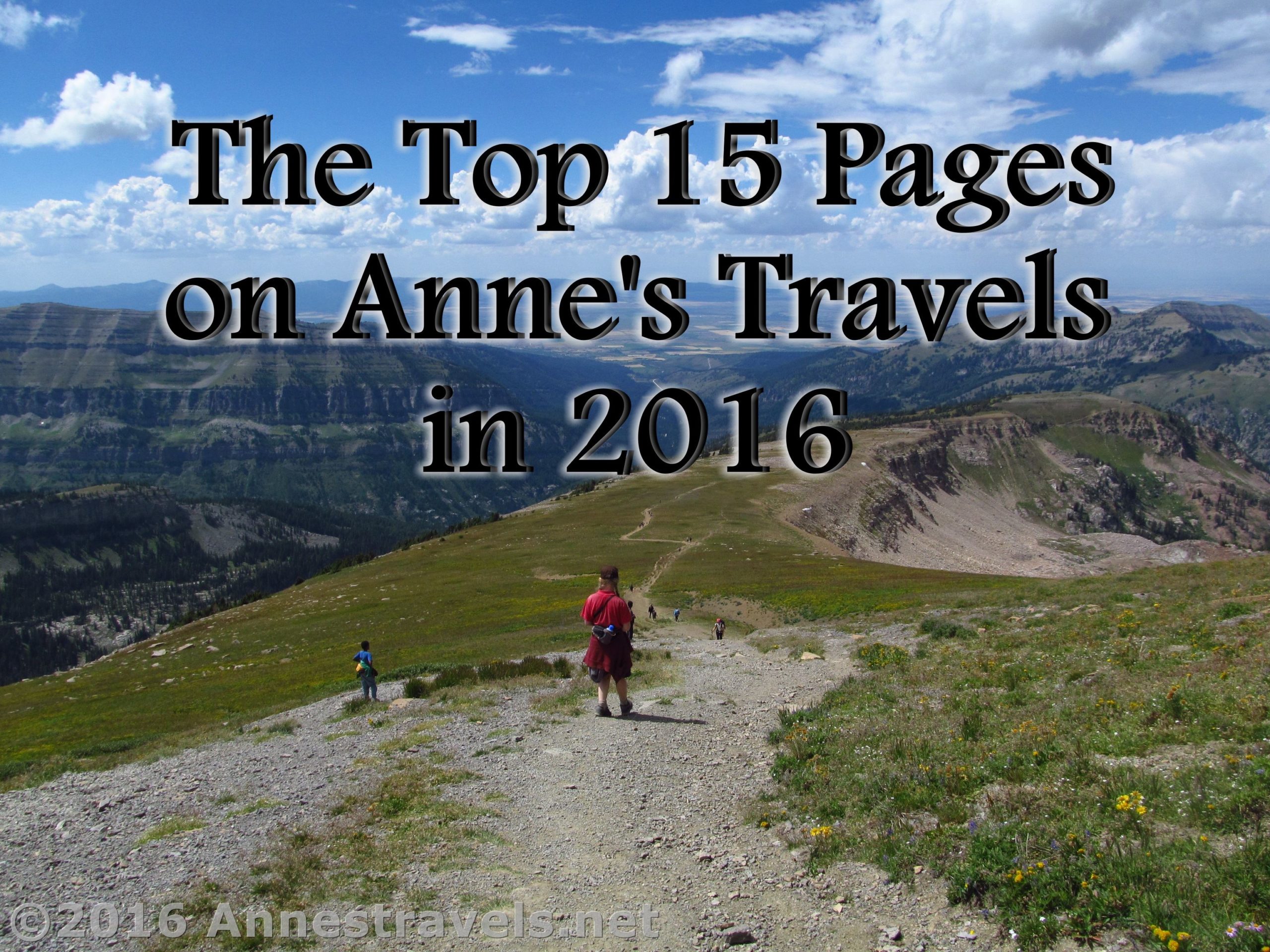 The Top 15 Pages on Anne's Travels in 2016 - Hiking down Table Mountain, Jedediah Smith Wilderness, Wyoming