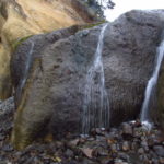 Fall Creek Falls at Hug Point south of Cannon Beach, Oregon
