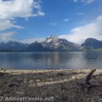 Views of the Tetons across Jackson Lake from the Lakeshore Trail, Grand Teton National Park, Wyoming
