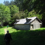 The powerhouse disguised as a farmhouse at the WWII era Klamath River Radar Station, Redwood National Park, California