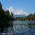 Views from a little swimming beach on Lake Siskiyou, Shasta-Trinity National Forest, California