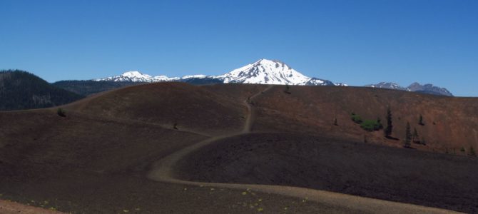 Climbing the Cinder Cone in Lassen