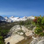 Views over the Little Lakes Basin en route to Mono Pass, Inyo National Forest, California