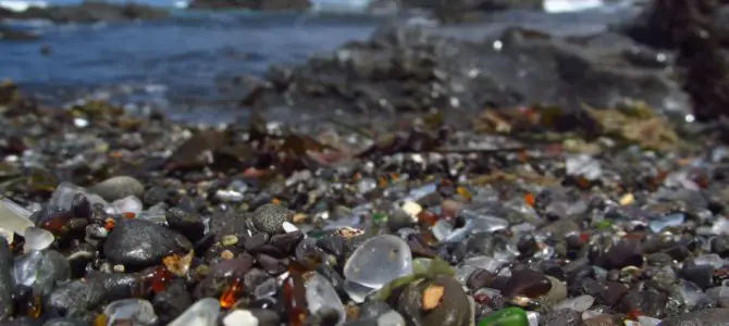 Visiting Sea Glass at Glass Beach