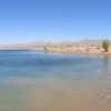 Views across the swimming area at Echo Bay in Lake Mead National Recreation Area, Nevada