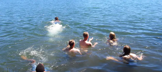 Lassen Swimming Hole in Butte Lake!