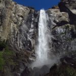 Bridal Veil Falls in Yosemite National Park, California.