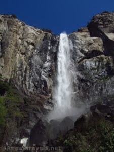 Bridal Veil Falls in Yosemite National Park, California.