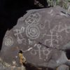Petroglyphs at the Nampaweap Rock Art Site, Grand Canyon-Parashant National Monument, Arizona