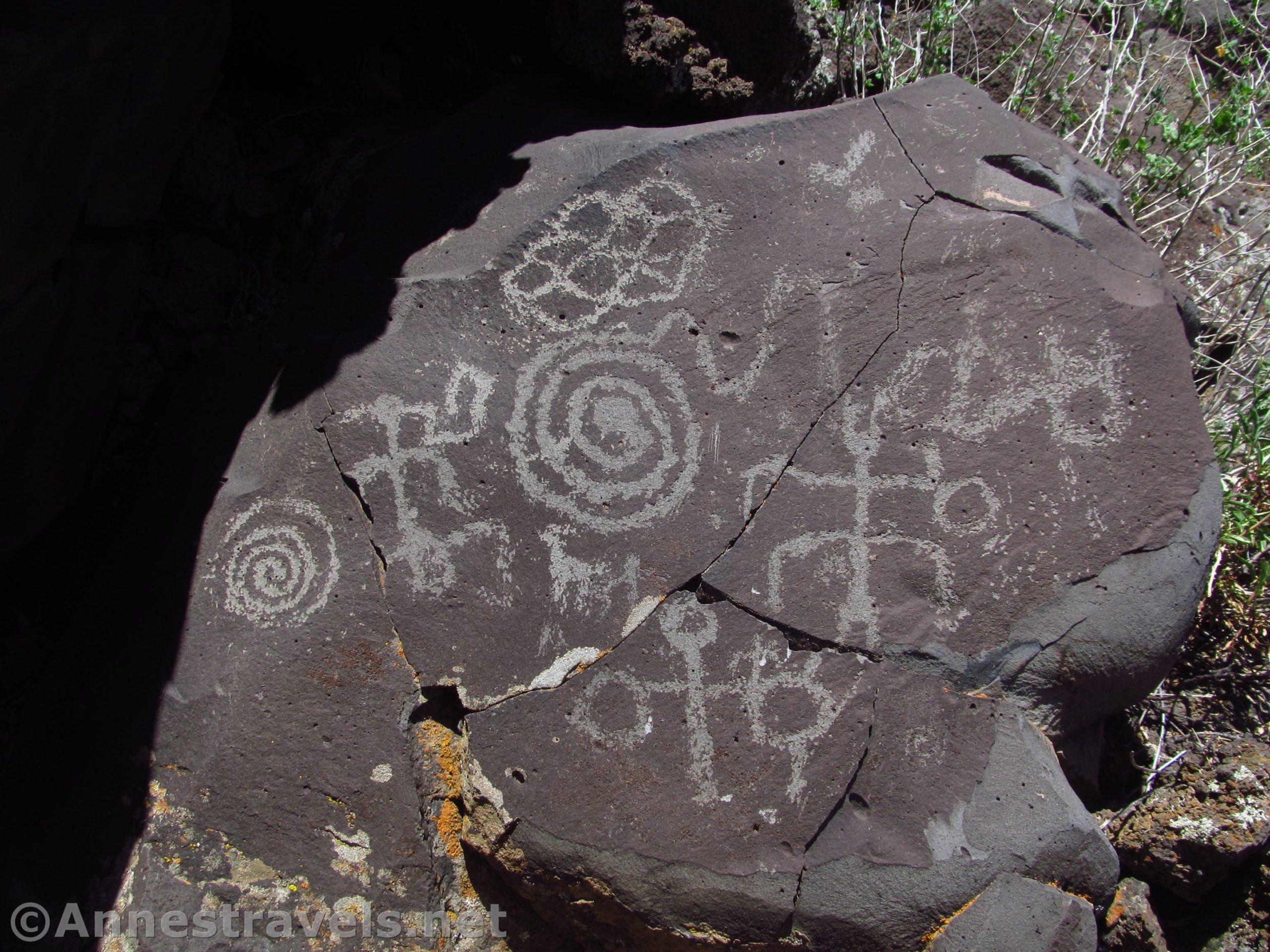 Petroglyphs at the Nampaweap Rock Art Site, Grand Canyon-Parashant National Monument, Arizona