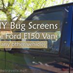 How to make your own bug screens for Ford E150 Van windows or any other vehicle