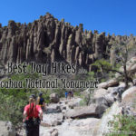 Hiking up the Echo Canyon Trail in Chiricahua National Monument, Arizona