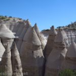 Classic Tent Rock formations at Kasha-Katuwe Tent Rocks National Monument, New Mexico