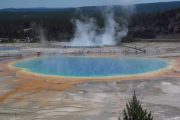 The Grand Prismatic Spring Overlook & Fairy Falls!
