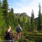 Hiking the Cliff Lake Trail toward Chicago Peak and Milwaukee Pass in the Cabinet Mountains Wilderness of Montana