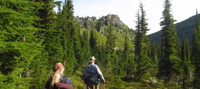 Copper Lake and Chicago Peak – Remote Cabinet Mountain Views