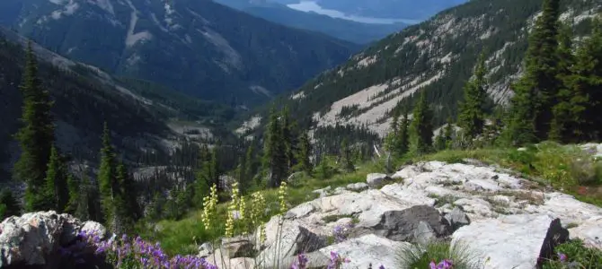 Cliff Lake and Climbing St. Paul Peak