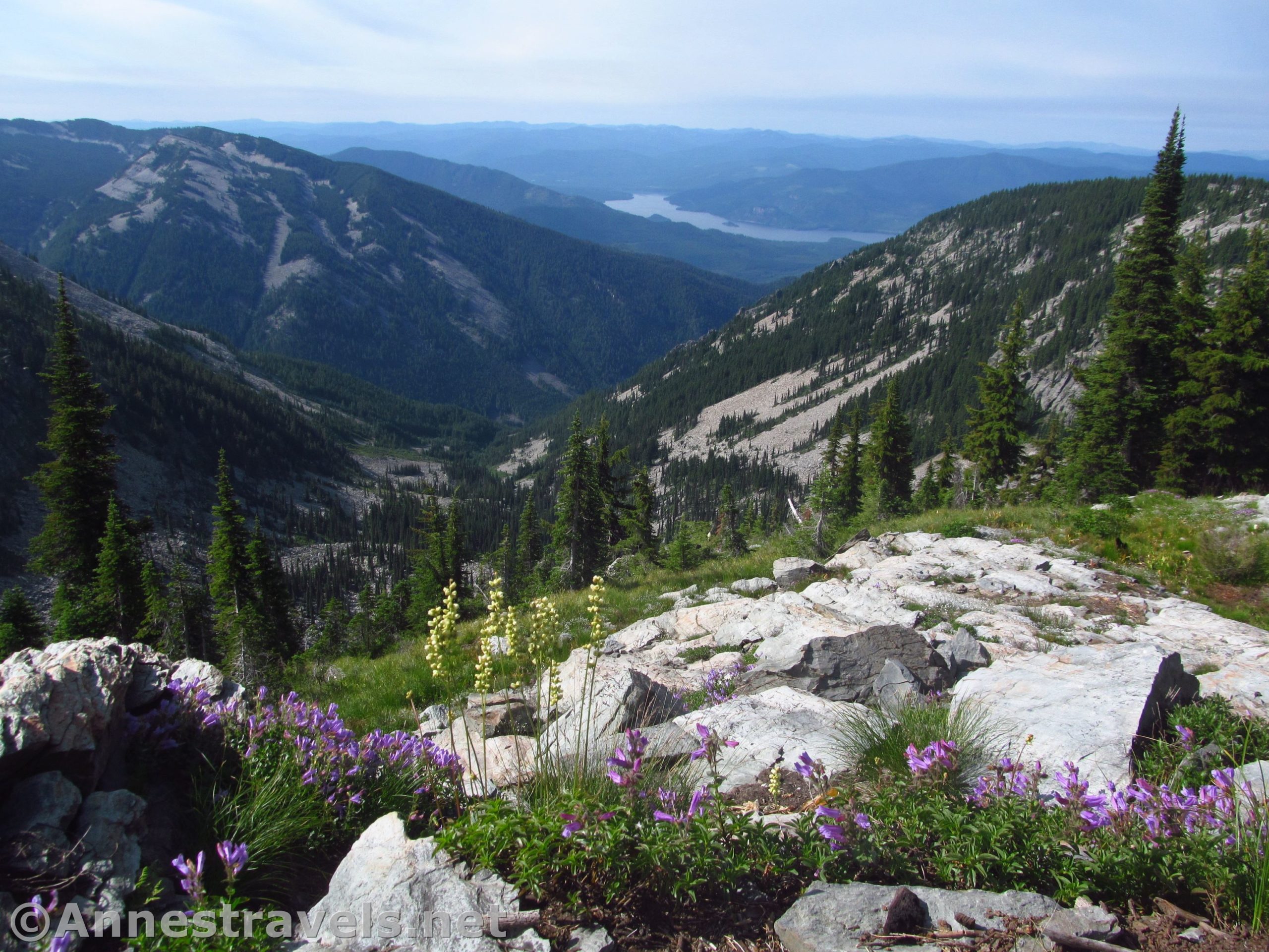 Cliff Lake and Climbing St. Paul Peak