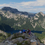 On Goat Peak overlooking Wanless Lake, Cabinet Mountains Wilderness, Montana