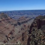 Canyons within the Grand Canyon from the Angels Window Overlook in Grand Canyon National Park, Arizona