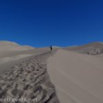 Climbing the Ridgeline en route to Star Dune, Great Sand Dunes National Park, Colorado