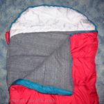 Line a sleeping bag with a blanket and make your sleeping bag warmer and cozier!