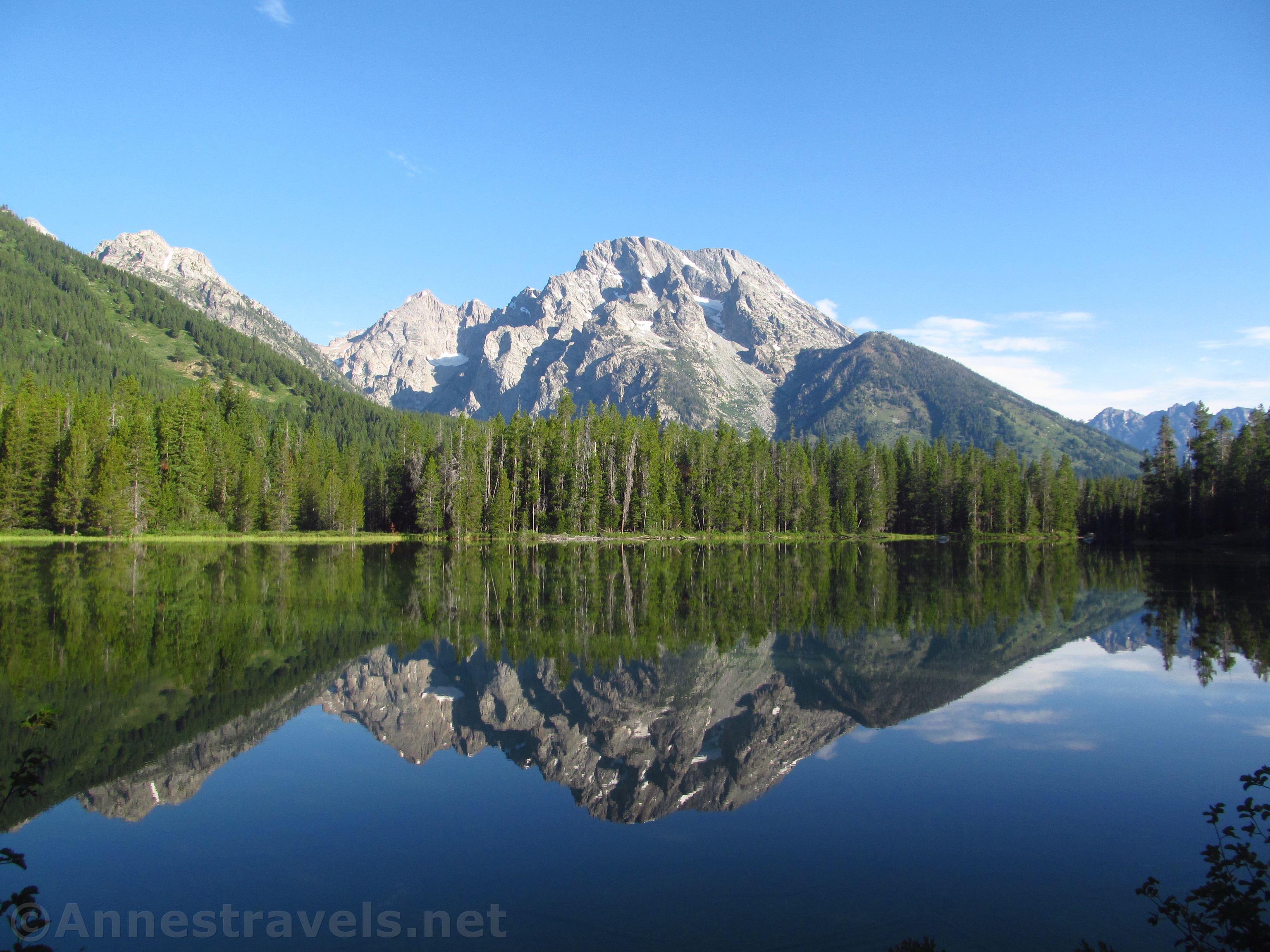 Hiking the Full Length of Leigh Lake Hiking the Full Length of Leigh Lake
