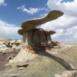 Standing almost under the King of Wings, Ah-Shi-Sle-Pah Wilderness, New Mexico