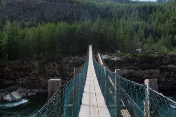 Kootenai Falls & Swinging Bridge: Beautiful!