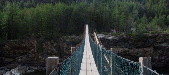 Kootenai Falls & Swinging Bridge: Beautiful!