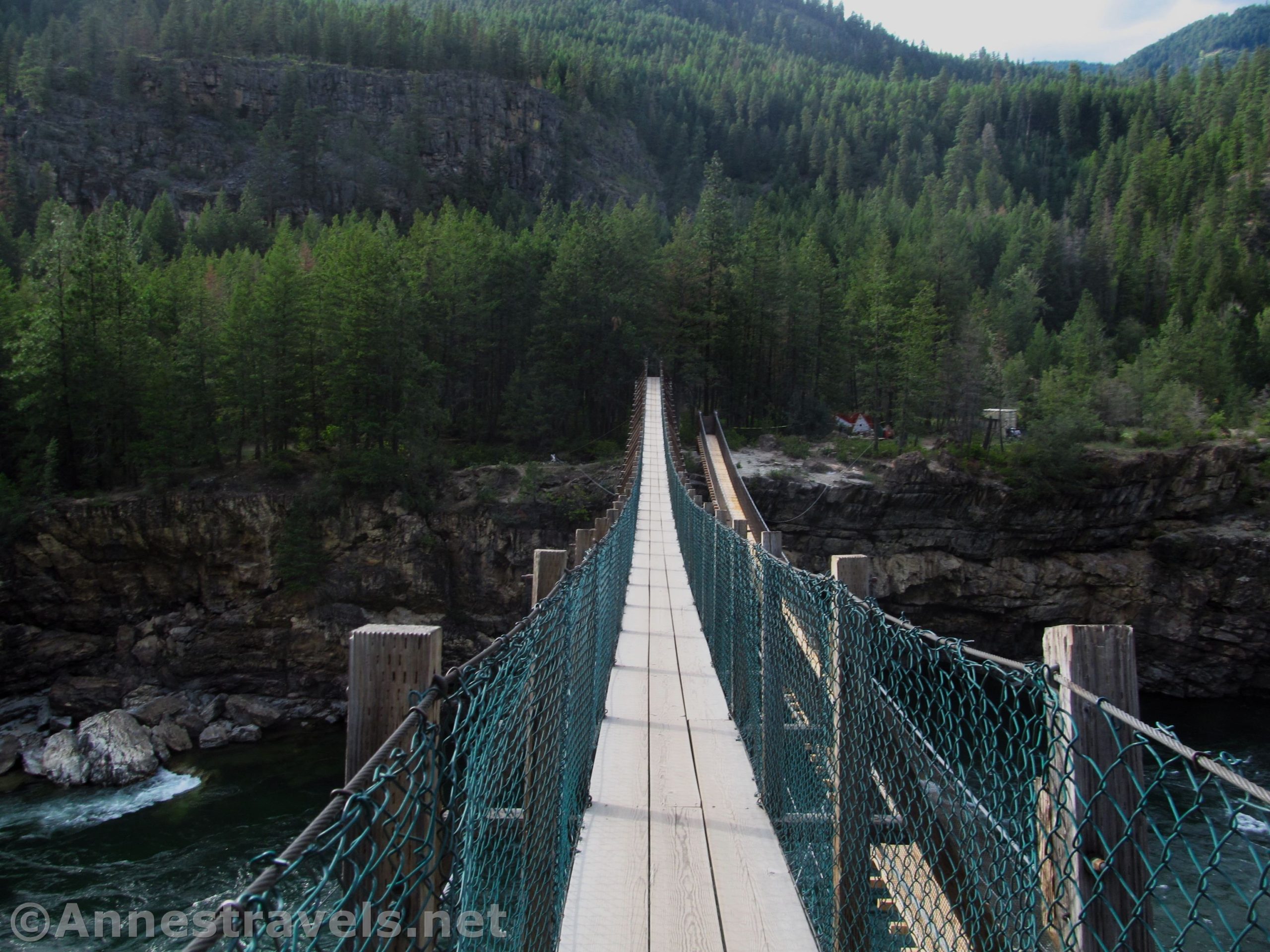 The Kootenai Swinging Bridge Anne's Travels