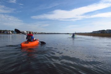 Paddling on the Intracoastal Waterway!