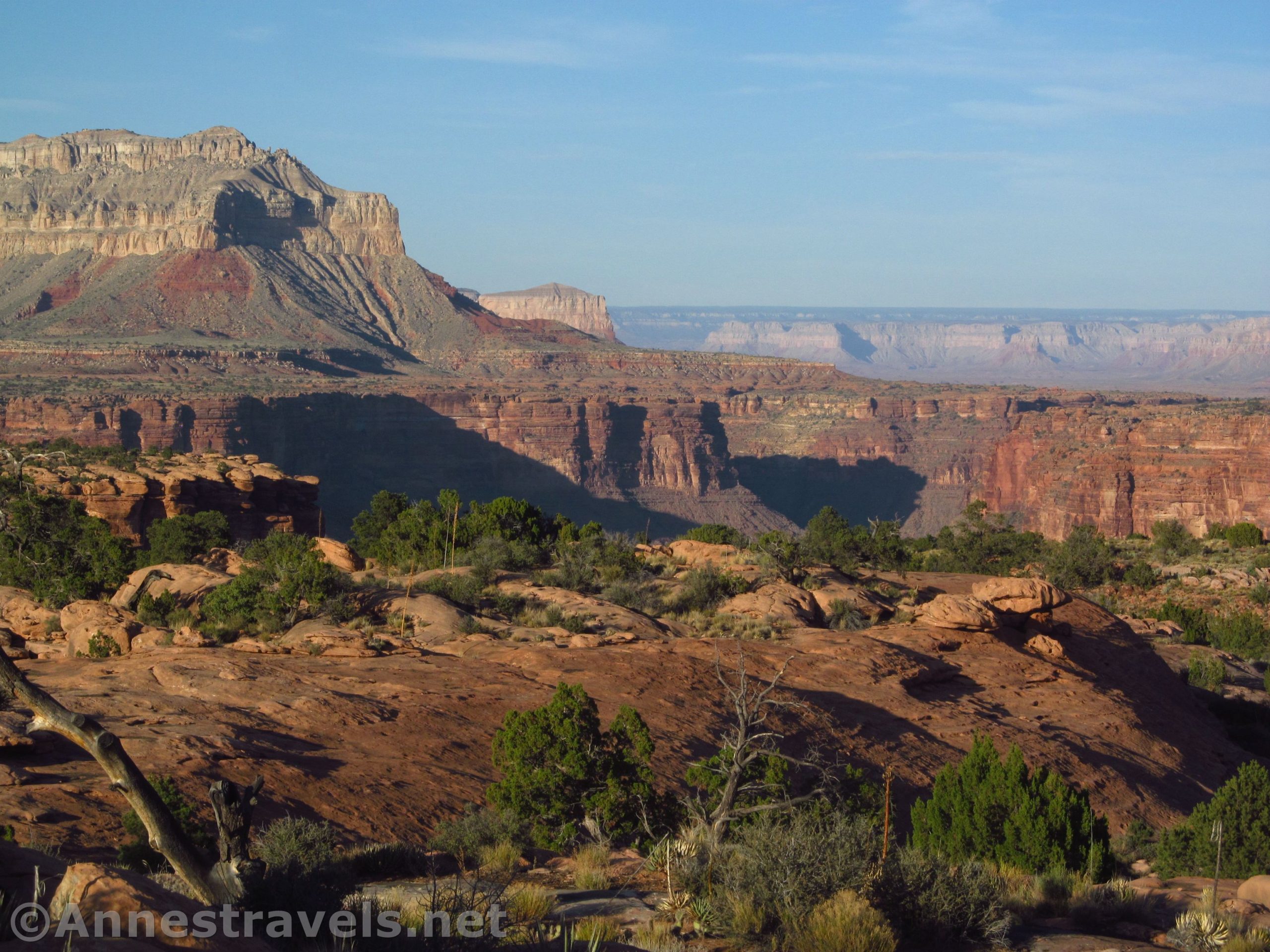 Views northeast from the slickrock near the Tuweep Campground, Grand Canyon National Park, Arizona