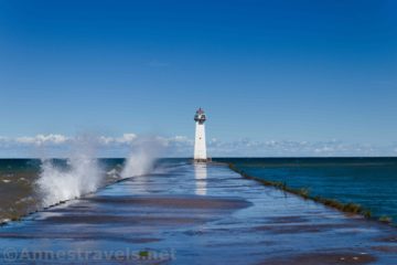 Biking the Sodus-Wallington Trail to Sodus Point