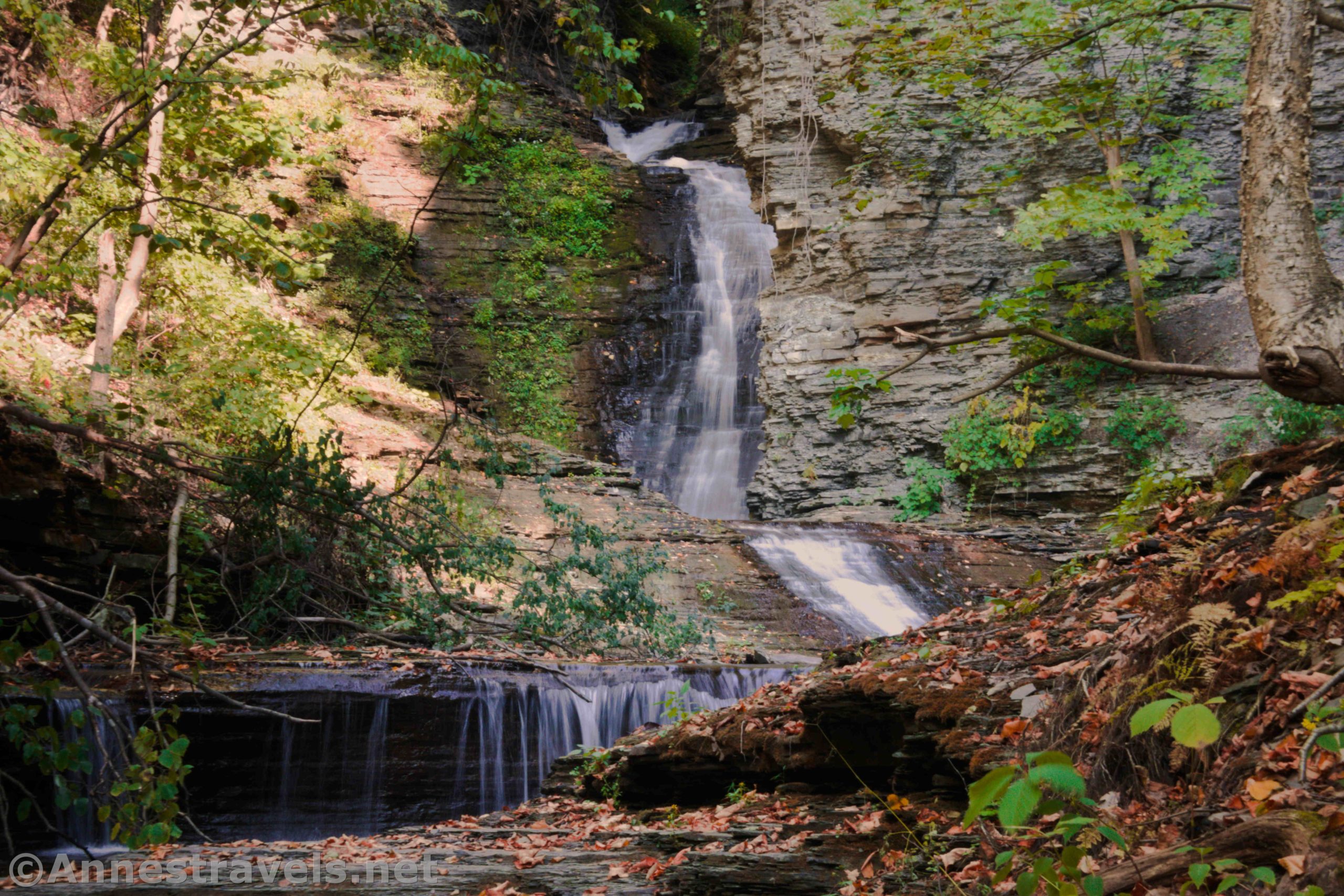 Deckertown Falls Park in the Finger Lakes Region of New York