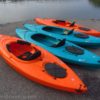 Two Lancer and two Zenith Lifetime Kayaks