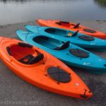 Two Lancer and two Zenith Lifetime Kayaks