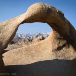 Mt. Whitney through Mobius Arch, Alabama Hills National Scenic Area, California