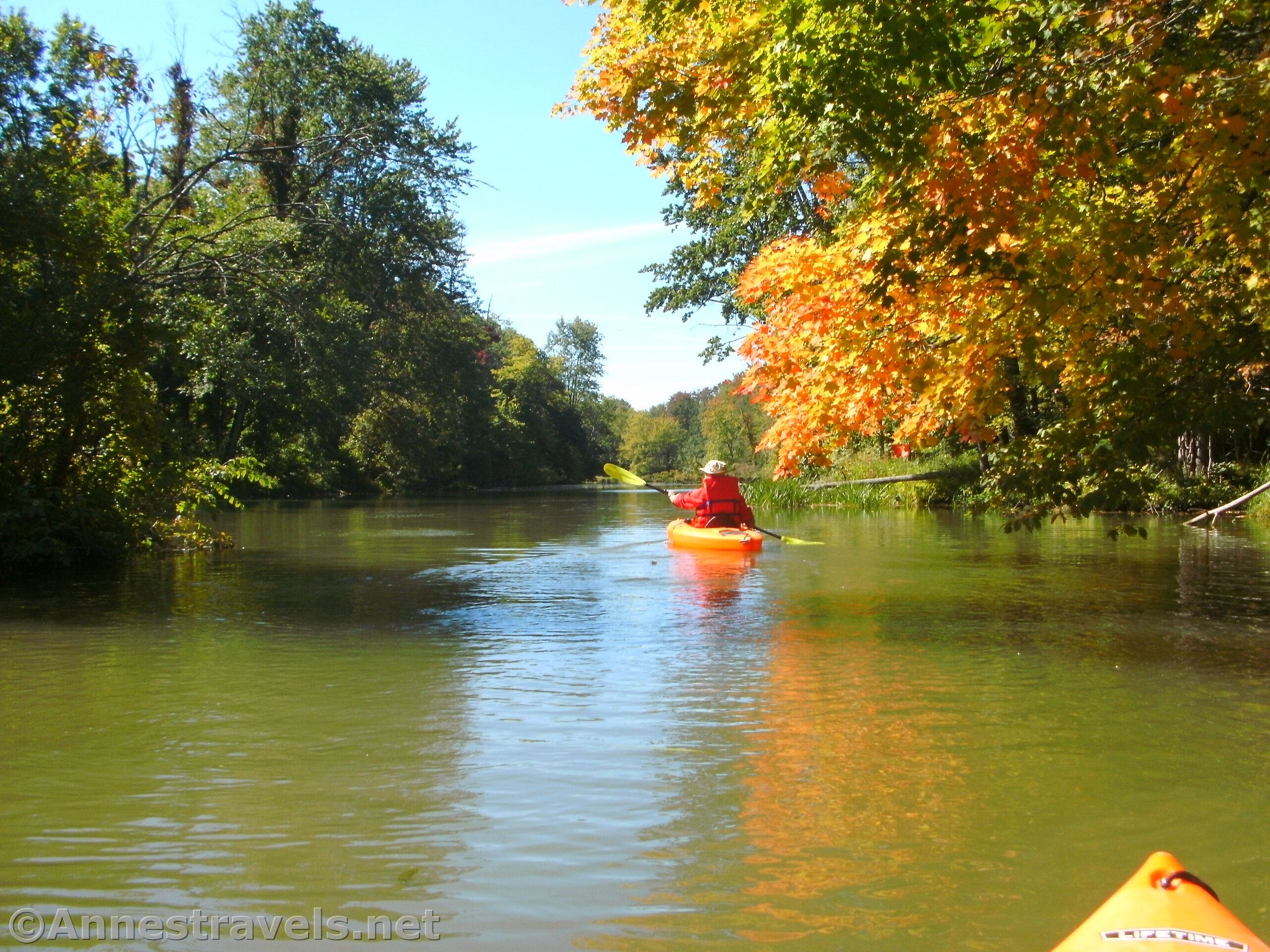 Kayaking on Black Creek Anne's Travels