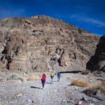 Hiking up the lower reaches of Fall Canyon, Death Valley National Park, California