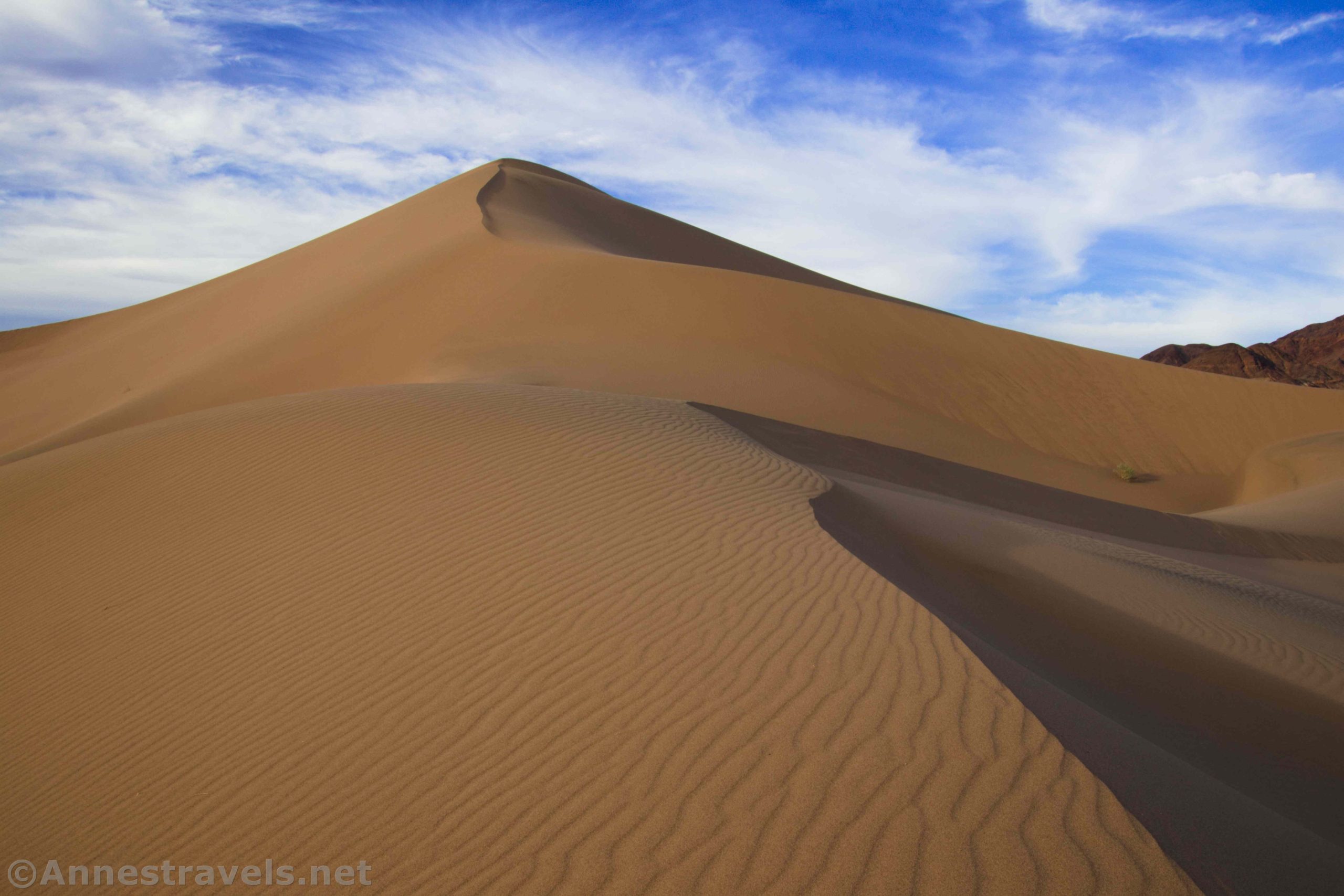 Climbing the Ibex Dunes, Death Valley National Park, California