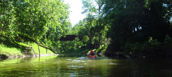 Kayaking Honeoye Creek: Genesee River to I-390